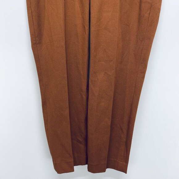 SPANX Pants Sz S Womens On The Go Ankle Slim Straight Brown Glow Pull On New - Picture 6 of 10